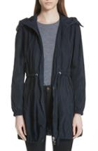 Women's Moncler Topaze Water Resistant Hooded Jacket - Blue