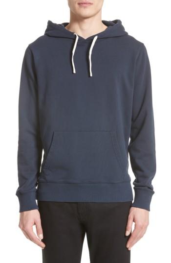 Men's Saturdays Nyc Ditch Sleeve Logo Hoodie - Blue