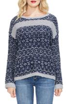 Women's Vince Camuto Novelty Jacquard Sweater - Grey