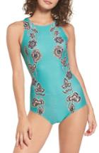 Women's O'neill Baja One-piece Swimsuit - Green