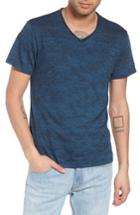 Men's The Rail Burnout Raw Edge V-neck T-shirt - Blue