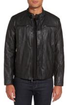 Men's Reaction Kenneth Cole Faux Leather Moto Jacket - Black