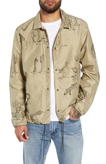 Men's Herschel Supply Co. Voyage Coach's Jacket, Size - Beige