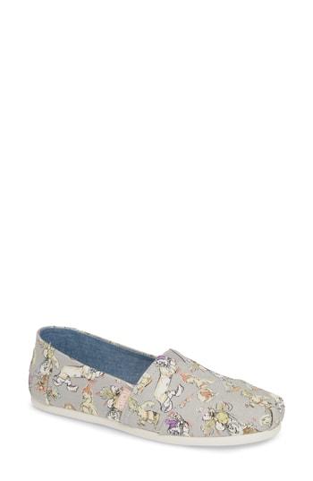 Women's Toms X Disney Graphic Alpargata Slip-on B - Grey