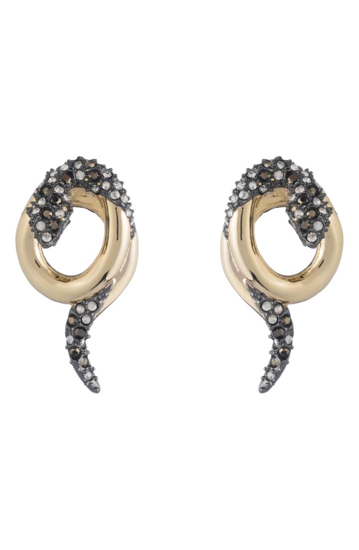 Women's Alexis Bittar Coiled Snake Earrings