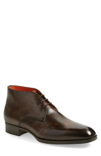 Men's Santoni 'andale' Chukka Boot .5 D - Brown