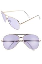 Women's Bp. Tinted Aviator Sunglasses - Silver/ Purple