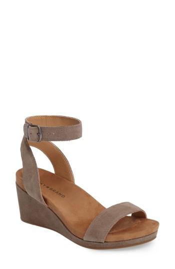 Women's Lucky Brand Karston Wedge Sandal .5 M - Brown