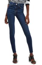 Women's Topshop Jamie High Waist Ankle Skinny Jeans X 32 - Blue