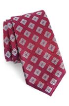 Men's Nordstrom Men's Shop Ethan Medallion Silk Tie, Size - Pink