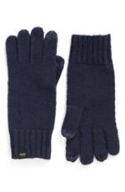 Women's Echo 'touch' Stretch Fleece Tech Gloves, Size - Blue