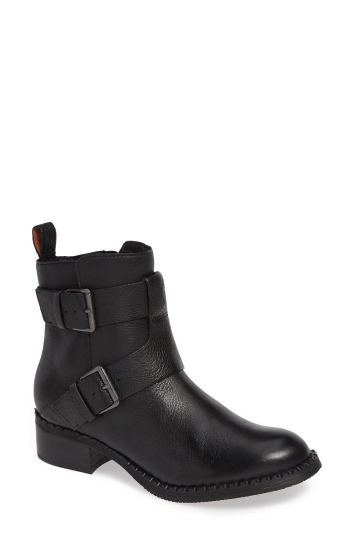 Women's Gentle Souls By Kenneth Cole Benton Moto Bootie M - Black