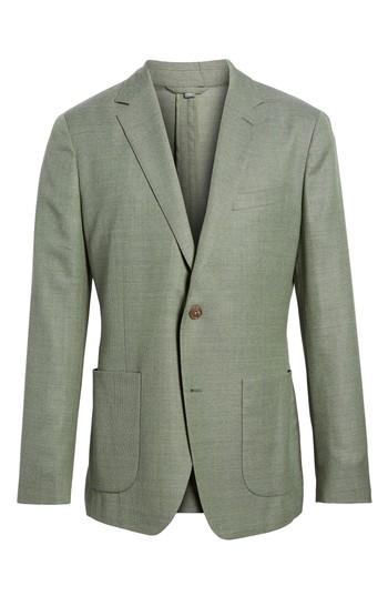 Men's Bonobos Trim Fit Wool Blazer R - Green
