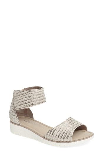 Women's Gabor Two-strap Sandal M - Grey