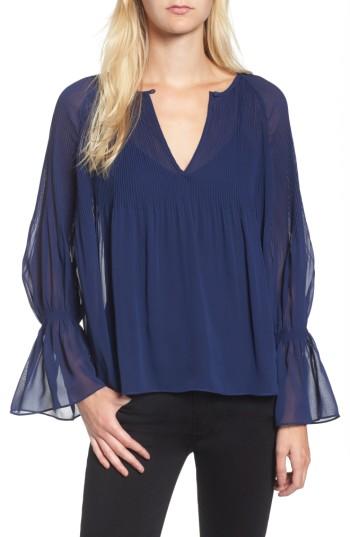 Women's Ella Moss Nadja Crinkle Top - Blue