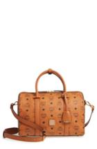 Mcm Essential Boston Bag - Brown