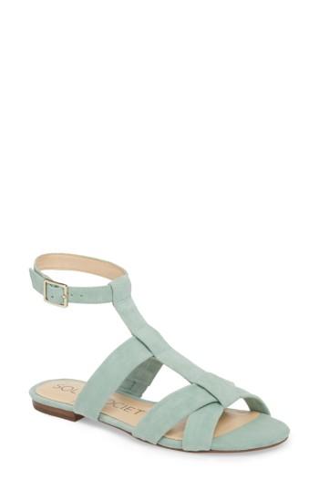 Women's Sole Society Marnee Sandal M - Green