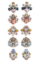 Women's Baublebar 5-pack Crystal Stud Earrings