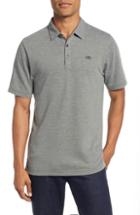 Men's Travis Mathew Fills Fit Stripe Polo, Size Medium - Grey