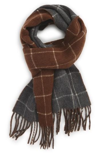 Men's Polo Ralph Lauren Reversible Wool Blend Plaid Scarf