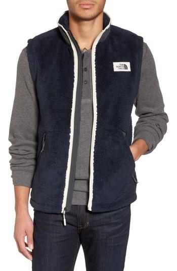 Men's The North Face Campshire Fleece Vest, Size - Blue
