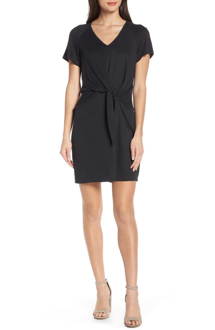 Women's Heartloom Elliot Tie Waist Jersey Dress - Black