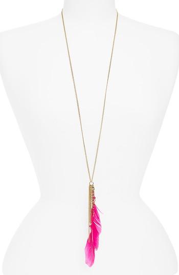 Women's Area Stars Kayla Feather Necklace