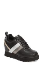 Women's Very Volatile Sarita Hidden Wedge Sneaker M - Black