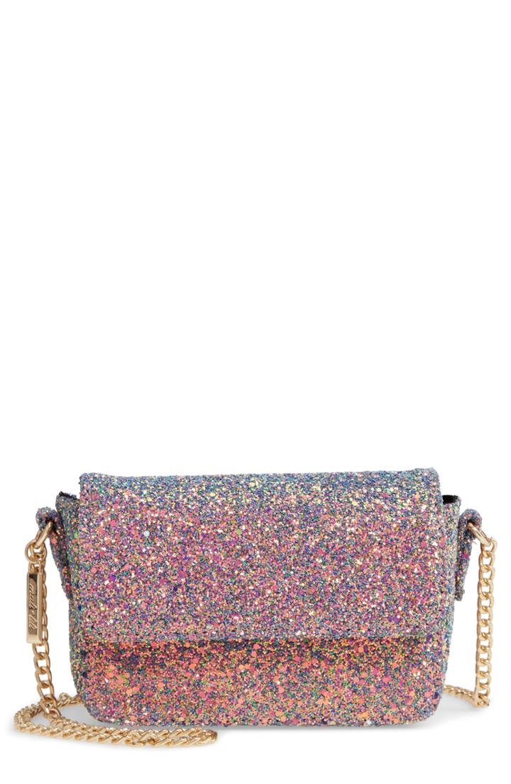 Mali + Lili Multi Glitter Crossbody Bag -