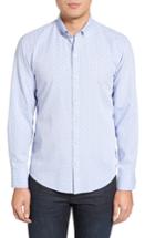 Men's Zachary Prell Benedict Print Sport Shirt, Size - Blue