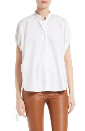 Women's Helmut Lang Side Tie Poplin Shirt