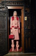 Women's Gucci Leather Trim Gg Canvas Trench Coat Us / 38 It - Red