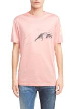 Men's Lanvin Cedric Rivrain Glare Graphic T-shirt - Pink
