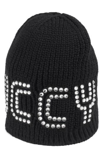 Women's Gucci Guccy Game Sparkle Beanie - Black