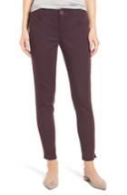 Petite Women's Wit & Wisdom Ab-solution Stretch Twill Skinny Pants P - Purple