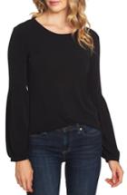 Women's Cece Bishop Sleeve Top - Black