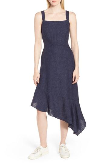 Women's Nordstrom Signature Asymmetric Hem Sundress - Blue