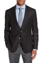Men's Boss Raye Extra Trim Fit Wool Blend Blazer L - Black