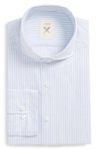 Men's Strong Suit Trim Fit Stripe Dress Shirt .5 R - Blue