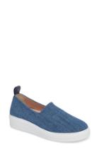 Women's Taryn Rose Chiara Slip-on Sneaker M - Blue