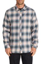 Men's Billabong Coastline Flannel Shirt, Size - Pink