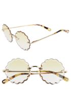 Women's Chloe Rosie 53mm Scalloped Sunglasses -