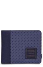 Men's Herschel Supply Co. Edward Aspect Perforated Wallet - Blue