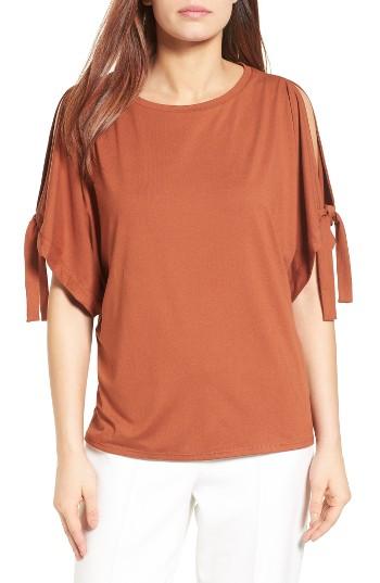 Women's Halogen Stretch Knit Top - Metallic
