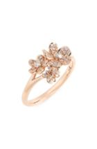 Women's Mikimoto Diamond Flower Ring