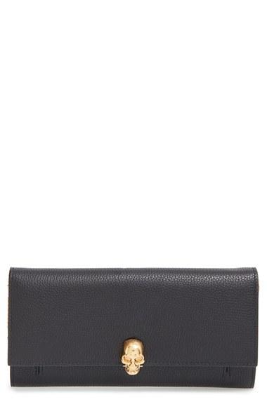Women's Alexander Mcqueen Leather Wallet On A Chain -