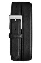 Men's Shinola Latigo Leather Belt - Black