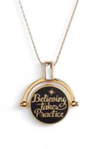 Women's Alex And Ani X Disney 'a Wrinkle In Time' Believing Takes Practice Spinner Expandable Necklace