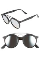 Women's Ray-ban Highstreet 49mm Gatsby Round Sunglasses - Grey Gradient