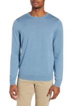 Men's Nordstrom Men's Shop Regular Fit Crewneck Sweater - Blue